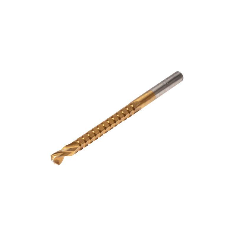 Сверло-фреза по металлу 6мм цилиндрический хвостовик HSS ТИТАН (уп.1шт) Kranz KR-91-0583