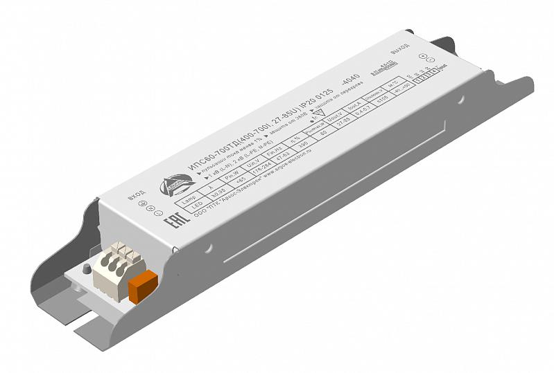 Источник питания ИПС60-700ТД(400-700I 27-85U) IP20 0125 Аргос ИПС60-700ТД 400-700I 0125