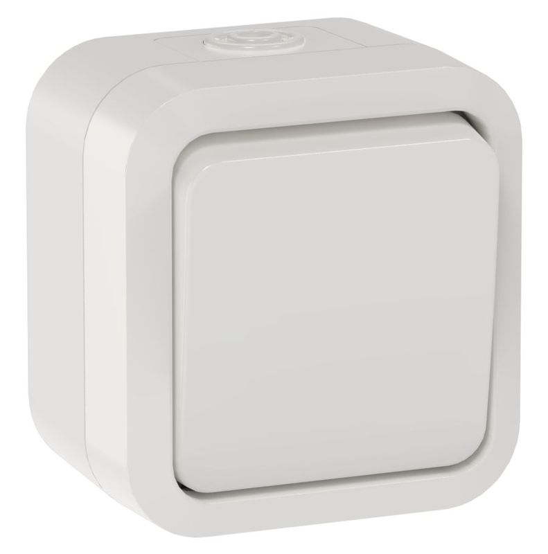 Переключатель 1-кл. ОП TORS TS301 10А IP55 бел. IEK TS-V10-0-10-55-K01