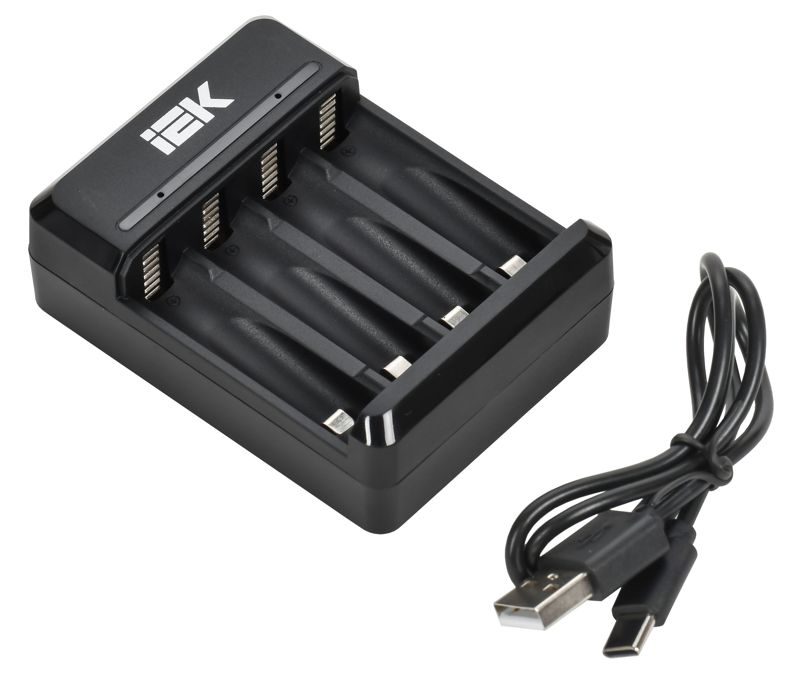 Устройство зарядное NiMH/CD 2-4 AA/AAA 200мА LED IEK ABC11-4-2-TYC-M-020-LED