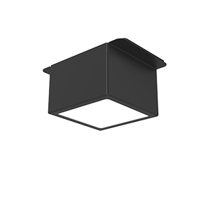 Светильник светодиодный DL-Grill 10Вт 4000К 60х60х60мм CRI90 для потолка Грильято 75х75мм с шир. ламели 15мм RAL9005 черн. VARTON V1-R0-90807-10000-4001040