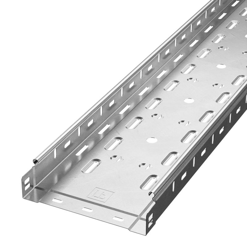 Лоток перфорированный 200х50 L3000 0.8мм Стандарт INOX AISI 304 Промрукав PR16.2335