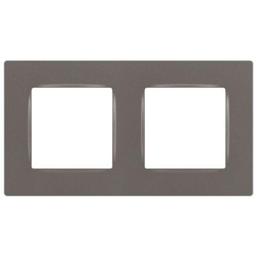 Рамка 2-м 12-5202-16 Классик титан Эра Б0067733