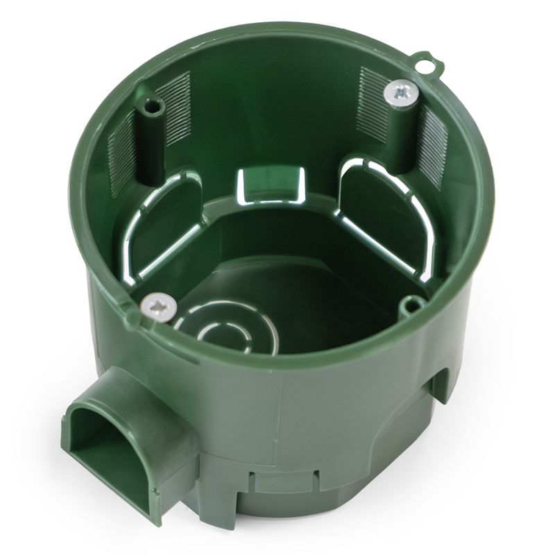 Коробка установочная 68х60 углубленная безгалогенная (HF) с саморезами Промрукав 80-0550См