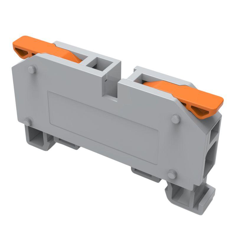 Клемма проходная СМК 222-621D 1п на DIN-рейку 1-6кв.мм сер. (уп.60шт) Rexant 07-5291