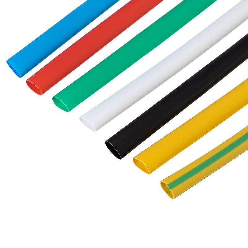 Набор трубок термоусадочных №15 ТУТ нг 6/3 7 цветов (уп.21шт по 10см) Rexant 29-0115