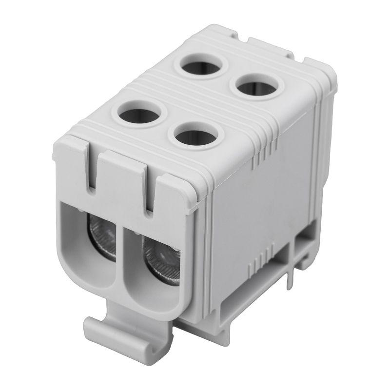 Клемма вводная силовая распределительная КВС 6-50кв.мм 2-рядная сер. Rexant 11-2112