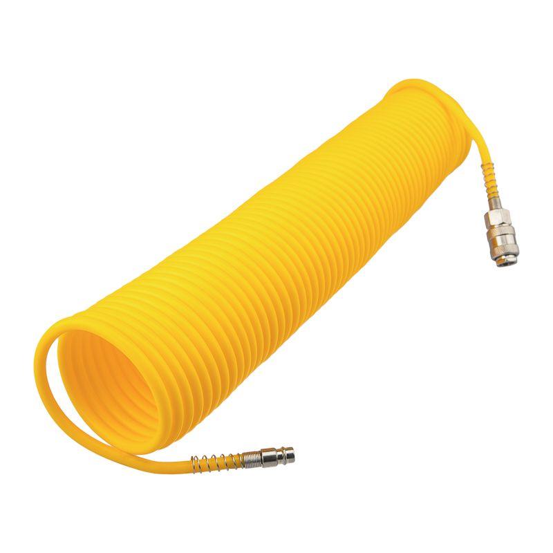 Шланг спиральный для компрессора с быстросъемным соединением 15м Kranz KR-16-1173