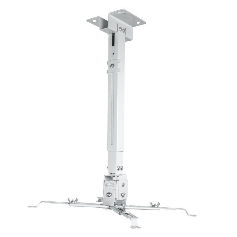 Кронштейн для проектора потолочн. с регулировкой расстояния 430-650мм макс. 15кг бел. PROFI Rexant 38-0323