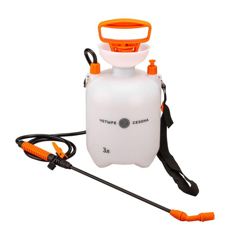 Опрыскиватель садовый помповый для растений и цветов 3л ЧЕТЫРЕ СЕЗОНА 62-0247