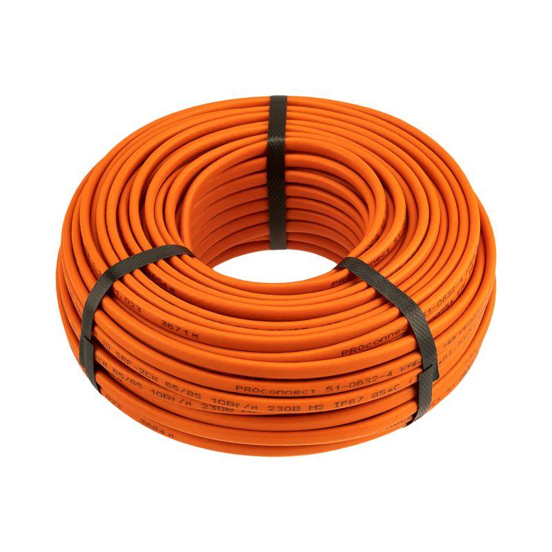 Кабель греющий саморег. пищевой SRP10-2CR экранир. 10Вт/м 0.5кв.мм/100м (уп.50м) PROCONNECT 51-0198