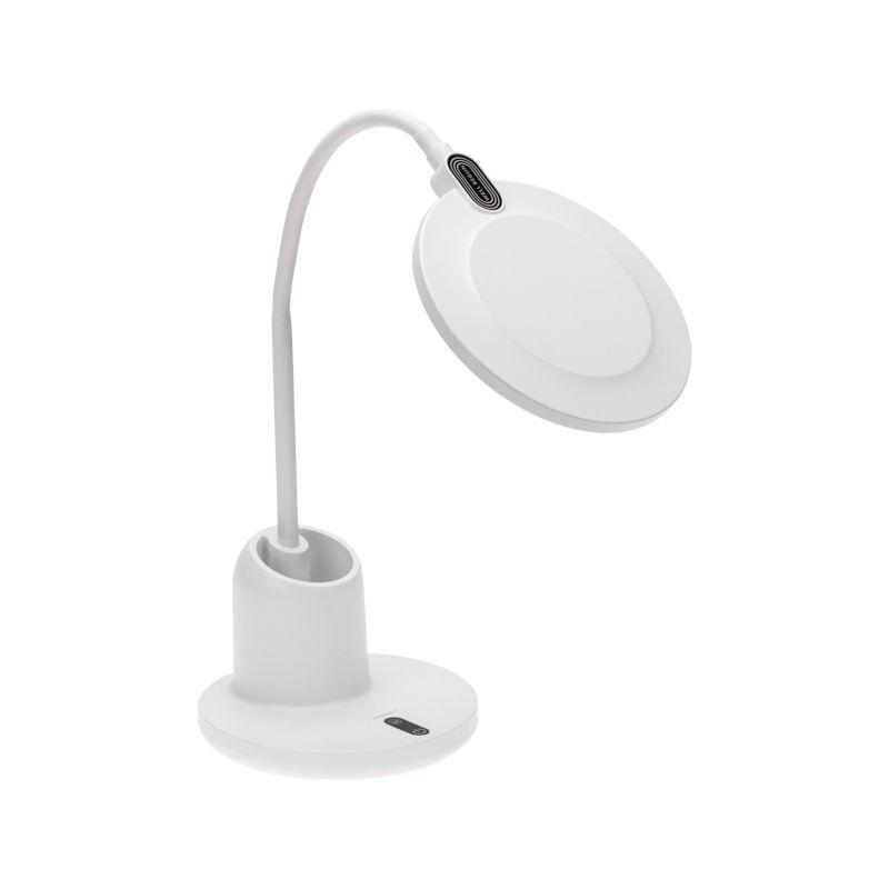 Светильник настольный LED 12Вт с органайзером бел. Rexant 75-0224