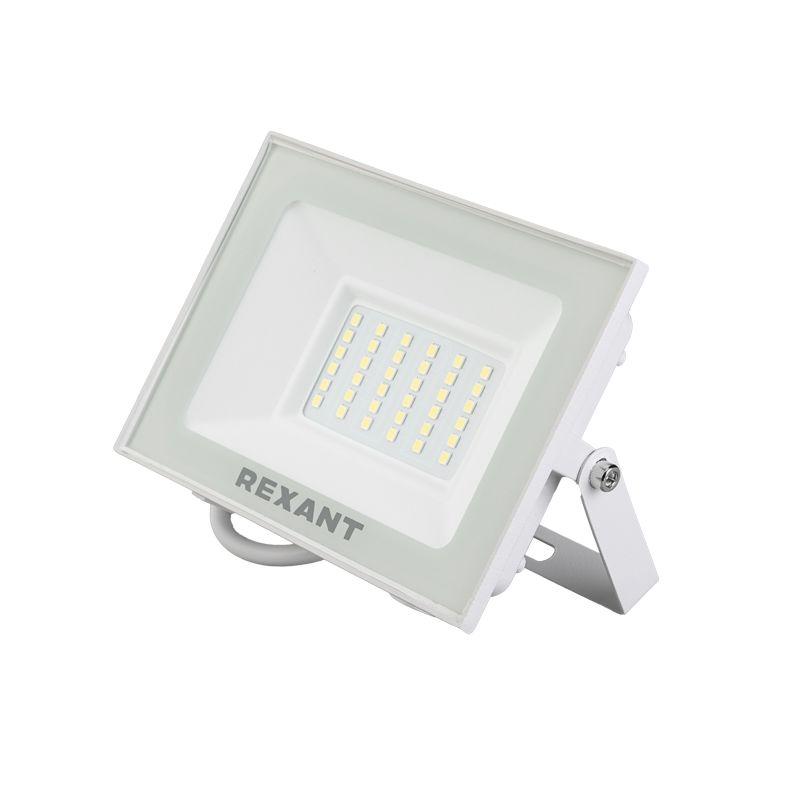 Прожектор светодиодный СДО 300Вт 6500К холод. бел. 24000лм корпус бел. Rexant 605-1030
