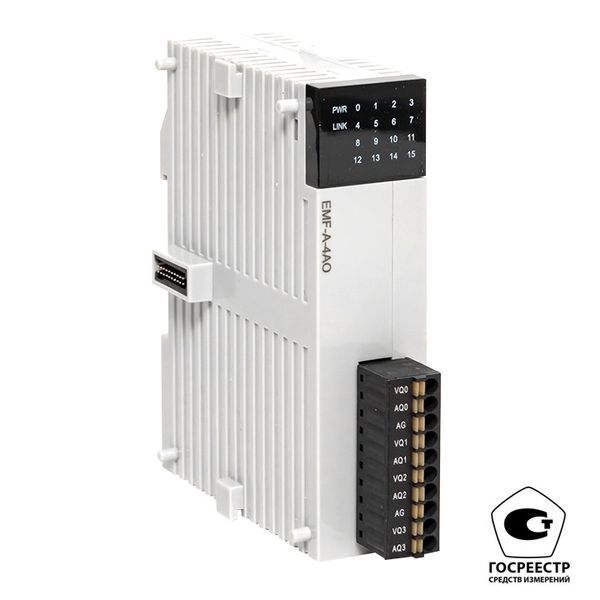 Модуль аналогового вывода EMF 4 PRO-Logic (с поверкой) EKF EMF-A-4AO-V