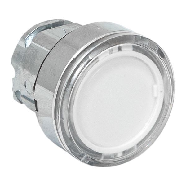 Механизм кнопки исполнительный XB4 IP65 плоский возвратный без фиксации с подсветкой бел. EKF XB4BW-W-65