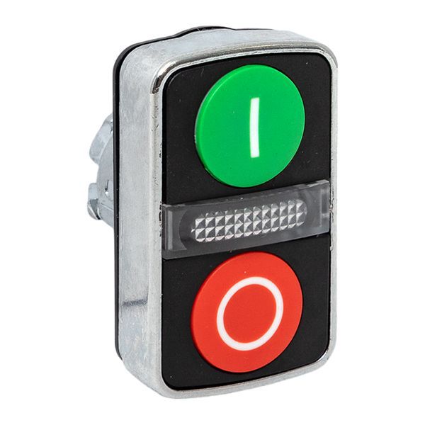 Механизм кнопки исполнительный XB4 IP65 "пуск-стоп" плоский возвратный без фиксации с подсветкой EKF XB4BW83-65