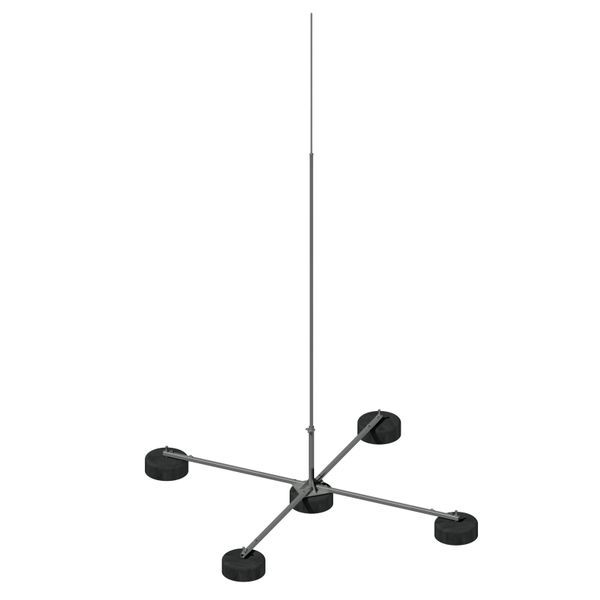 Мачта молниеприемная L8000 оцинк. сталь EKF lp-stl8000