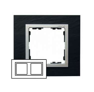 Рамка 2-м Simon82 камень сланец Simon 82927-63