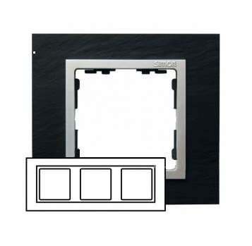 Рамка 3-м Simon82 камень сланец Simon 82937-63