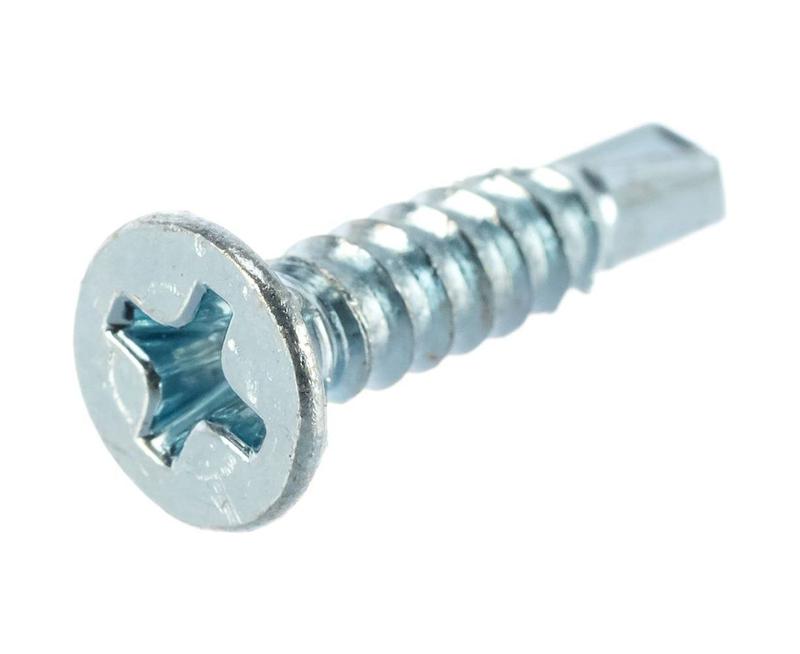 Саморез ШС оконный сверло 3.9х38 бел. (уп.1000шт) Tech-Krep/Zitar 956104