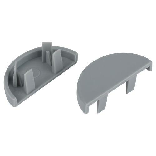 Заглушка для кабель-канала полукруглого 30х13 EC-KK-30-13-F сер. (уп.2шт) Эра Б0064962