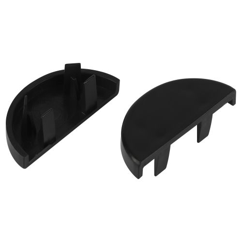 Заглушка для кабель-канала полукруглого 30х13 EC-KK-30-13-GR графит (уп.2шт) Эра Б0064968