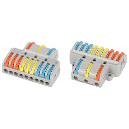 Клемма проходная разветвительная 222-4139 3/9 полюсов 0.08-2.5/4кв.мм с рычагами NO-225-460 (уп.1шт) Эра Б0067974