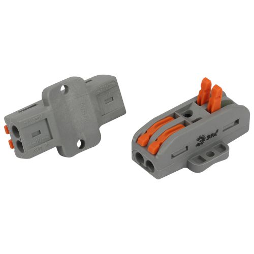 Клемма проходная с монтажн. площадкой 222-2412Р 2п 0.08-2.5/4кв.мм с рычагами NO-225-453 (уп.2шт) Эра Б0067942