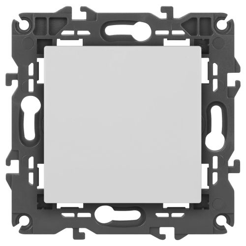 Кнопка Elegance 250В 10АХ бел. матов. 14-1111-01М Эра Б0065810