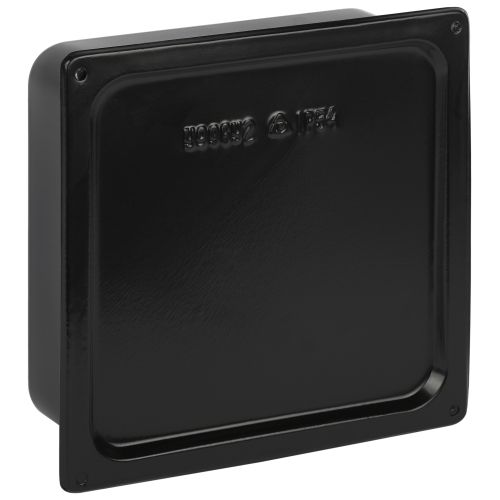 Коробка протяжная У-996 200х200х80мм IP54 с уплотнителем метал. черн. Y-996-200-200-80-54 Эра Б0062856