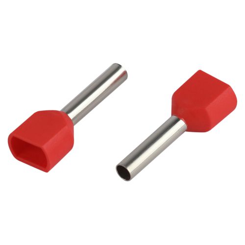 Наконечник-гильза двойн. НШвИ(2) 1.0-10 с изолированным фланцем (уп.50шт) Эра Б0063340