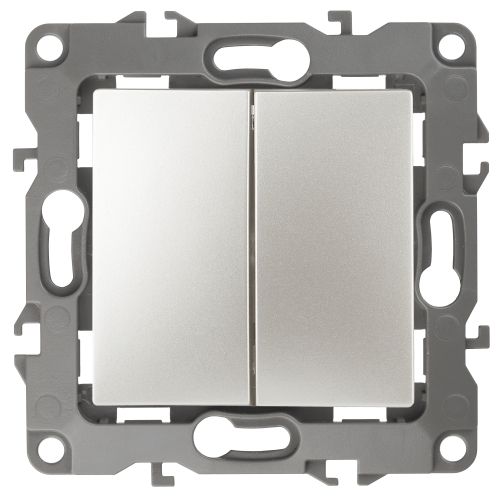 Переключатель перекрестный 2-кл. Эра12 12-1112-15 250В 10АХ перламутр Эра Б0065301