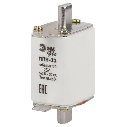 Предохранитель плавкий ППН-33 габарит 00 25А PRO ppn-33-00-25 Эра Б0064027