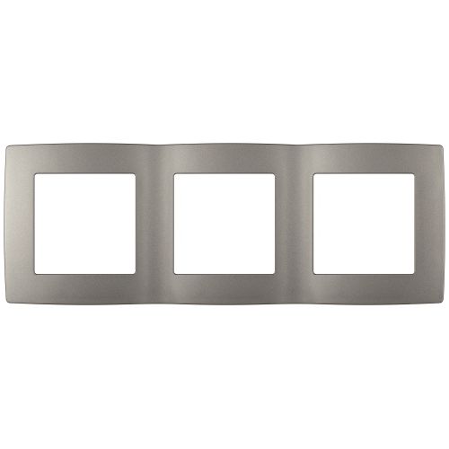 Рамка 3-м Эра12 12-5003-16 титан Эра Б0065739