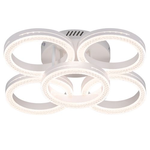 Светильник светодиодный Juniper 6187-701 LED 75Вт 3000-6000К потолочн. бел. с пультом Rivoli Б0068407