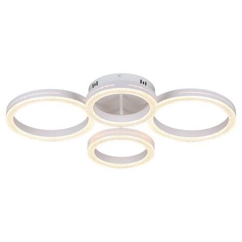 Светильник светодиодный Juniper 6187-702 LED 75Вт 3000-6000К потолочн. бел. с пультом Rivoli Б0068478