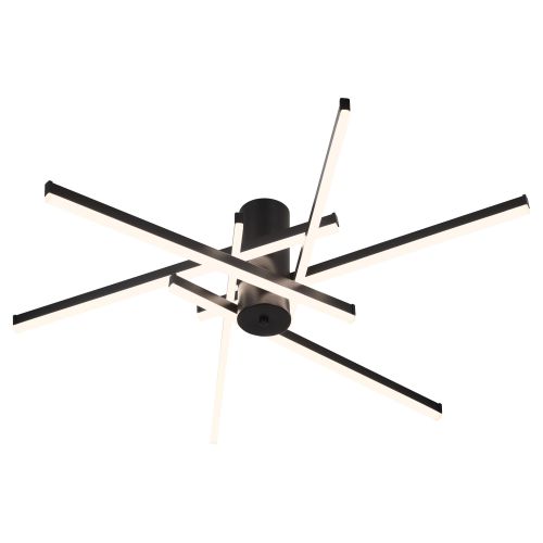 Светильник светодиодный Violet 6180-201 LED 90Вт 3000-6000К потолочн. черн. с пультом Rivoli Б0068479