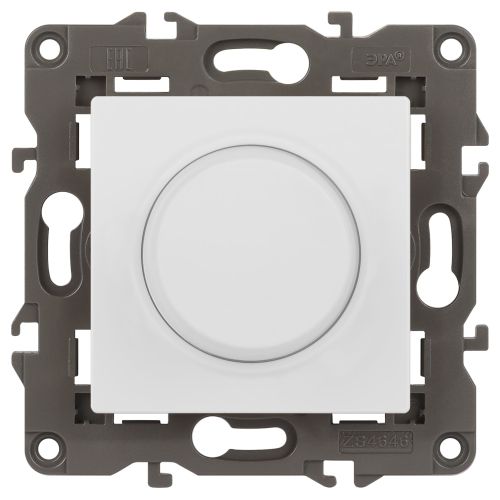 Светорегулятор поворотно-нажимной Elegance 14-4101-01М 400ВА 230В бел. матов. Эра Б0065779