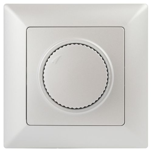 Светорегулятор поворотный СП Solo 4-401-06 600Вт 230В IP20 перламутр Intro Б0053710