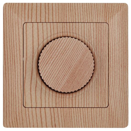 Светорегулятор поворотный СП Solo 4-401-11 600Вт 230В IP20 сосна Intro Б0053712