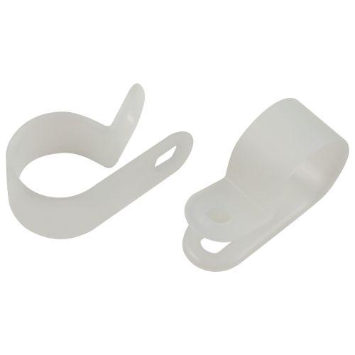 Скоба кабельная под винт 12мм нейлон. бел. (уп.10шт) Эра Б0066630