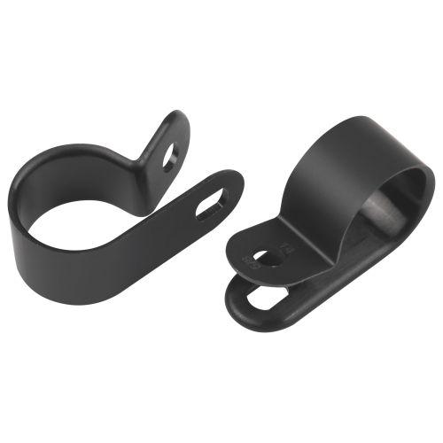 Скоба кабельная под винт 12мм нейлон. черн. (уп.10шт) Эра Б0066641