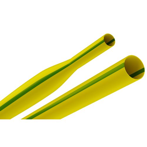 Трубка термоусадочная ТТУ нг-LS 20/10 1м желт./зел. (уп.10шт) Эра Б0067517