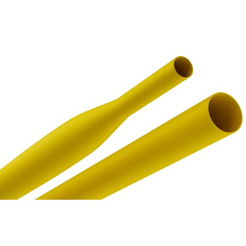 Трубка термоусадочная ТТУ нг-LS 30/15 1м желт. (уп.10шт) Эра Б0067551
