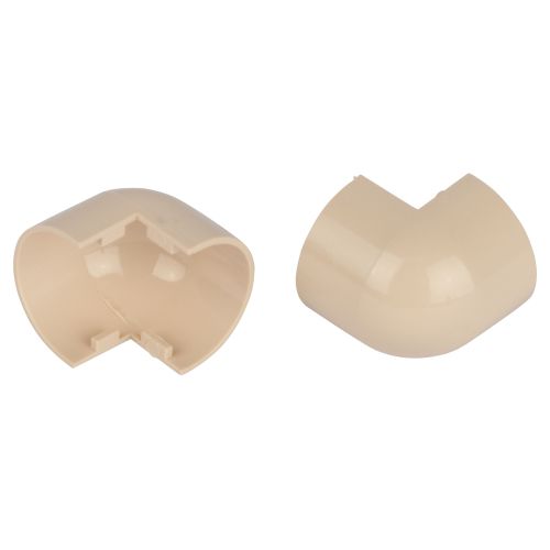 Угол для кабель-канала полукруглого внешн. 20х12мм OC-KK-20-12-B беж. (уп.2шт) Эра Б0064931