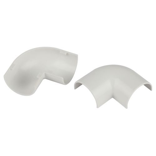 Угол для кабель-канала полукруглого 90град. 20х12мм T-90-KK-20-12-FW бел. (уп.2шт) Эра Б0064981