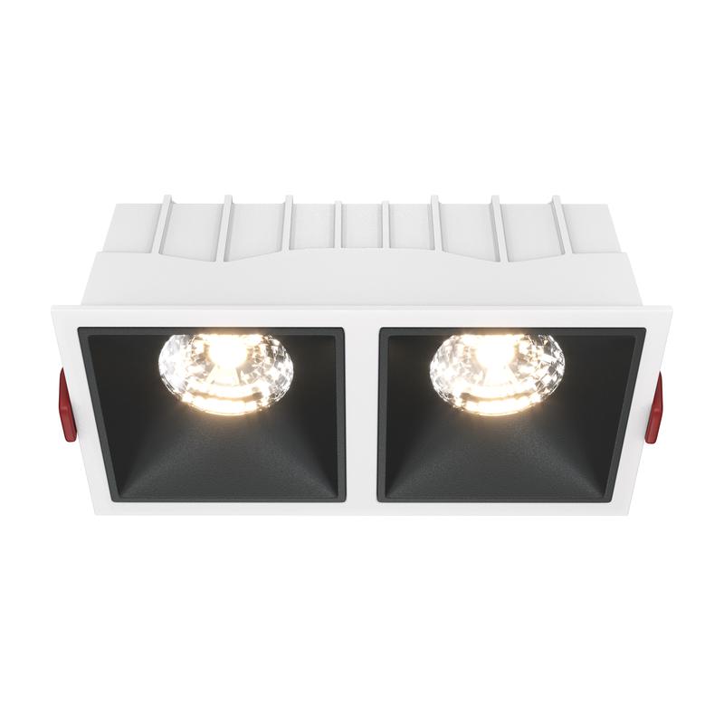 Светильник Alfa LED 2х15Вт 3000К 36град. Dim Triac встраив. Maytoni DL043-02-15W3K-D-SQ-WB