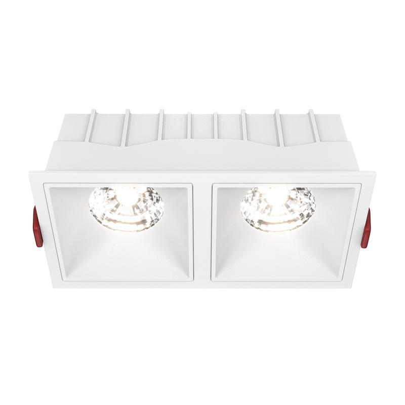 Светильник Alfa LED 2х15Вт 4000К 36град. Dim Triac встраив. Maytoni DL043-02-15W4K-D-SQ-W