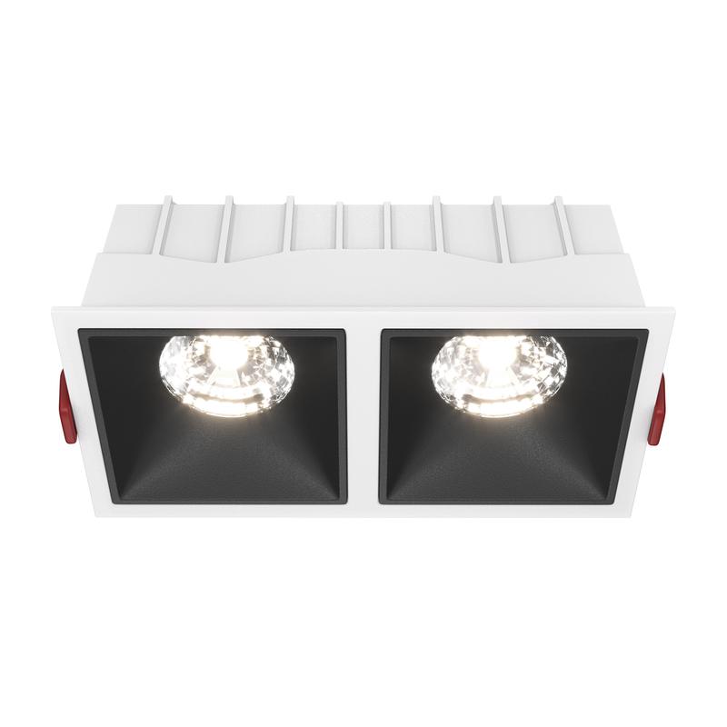 Светильник Alfa LED 2х15Вт 4000К 36град. Dim Triac встраив. Maytoni DL043-02-15W4K-D-SQ-WB