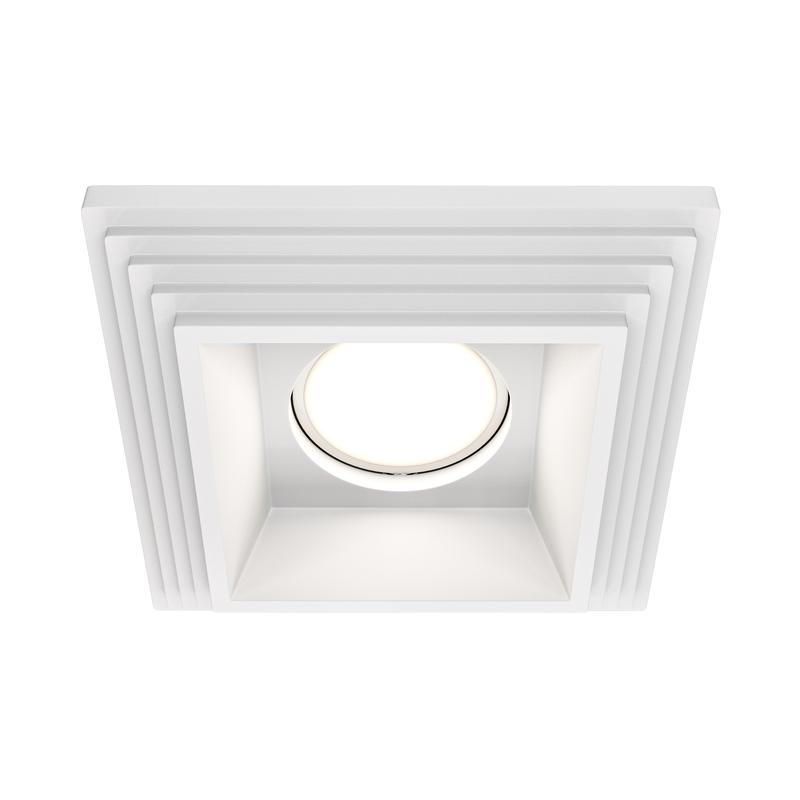 Светильник Gyps Modern 10Вт GU10 встраив. Maytoni DL005-1-01-W-1